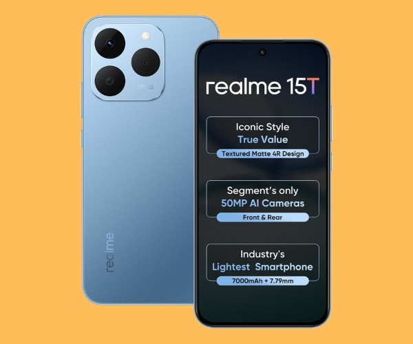 Realme 15T: Stunning Display, 7000mAh Battery & 60W Fast Charging