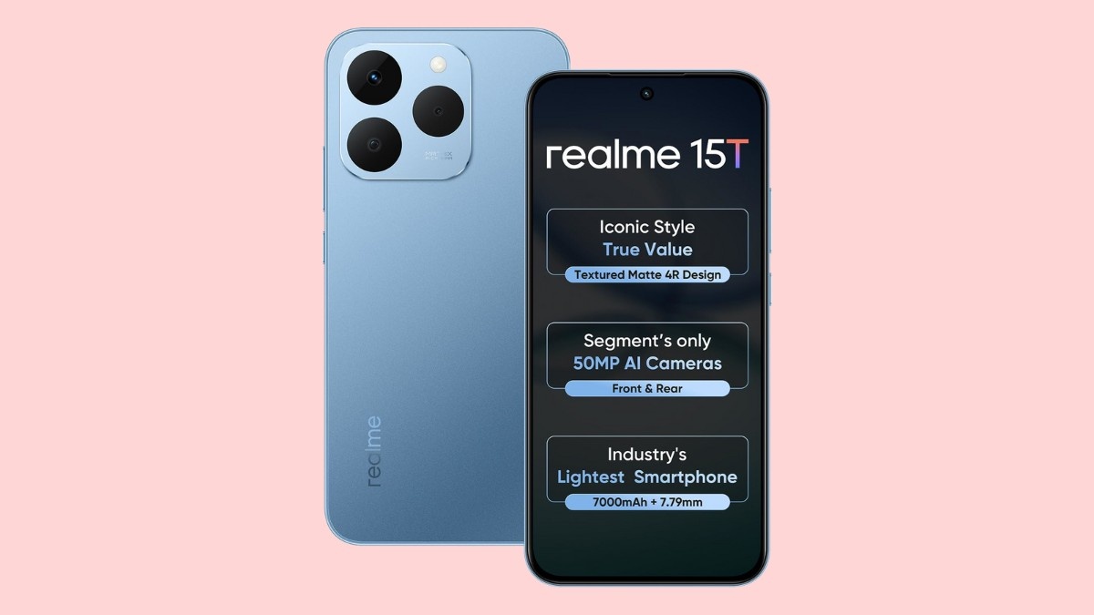 Realme 15T: Stunning Display, 7000mAh Battery & 60W Fast Charging
