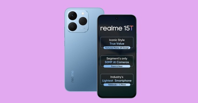 Realme 15T: Stunning Display, 7000mAh Battery & 60W Fast Charging
