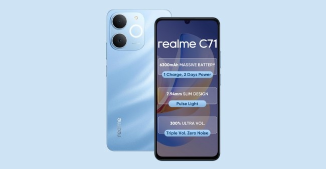 Realme C71: Affordable Phone with 6300mAh Battery and 50MP Camera