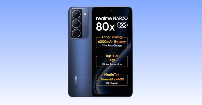 Realme Narzo 80x: Stylish, Powerful, and Packed with Features Under ₹13,000
