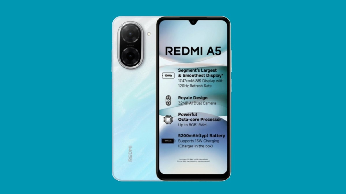 Redmi A5: Stylish Budget Smartphone with Android 15 Go Edition
